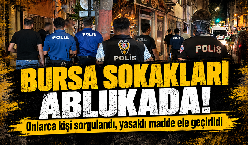 Bursa'da ahlak uygulamasında uyuşt*rucu ele geçirildi
