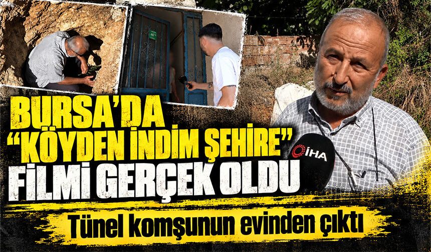 Bursa'da "köyden indim şehire" filmi gerçek oldu