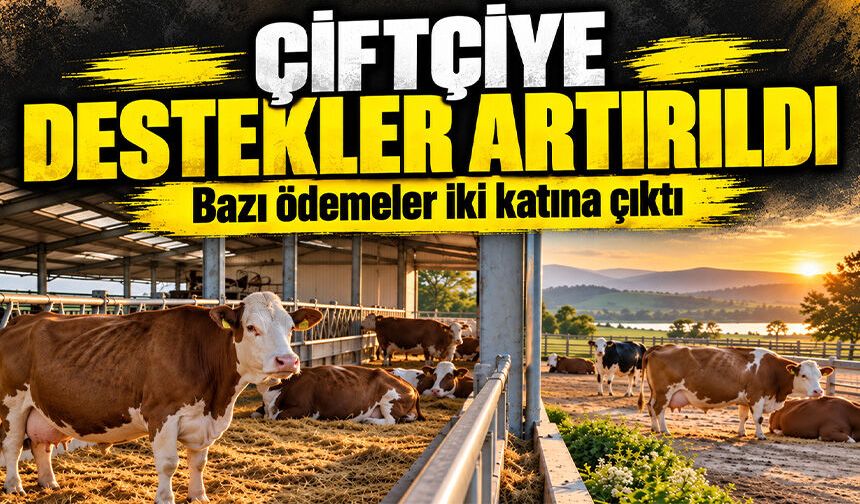 Çiftçiye destek ödemeleri arttı, bazı kalemlerde artış yüzde 100’e ulaştı