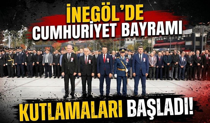 İnegöl’de Cumhuriyet Bayramı kutlamaları başladı!
