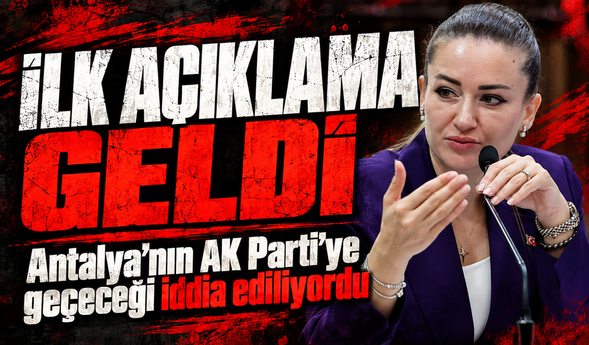 AK Parti'ye geçeceği iddia edilmişti! Antalya Büyükşehir Belediye Başkanvekili Büşra Özdemir'den ilk açıklama