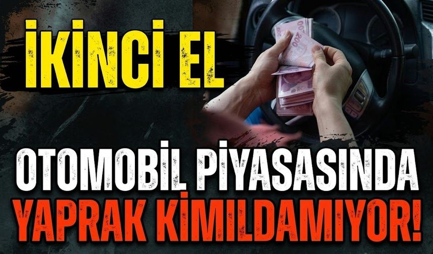 İkinci el otomobil piyasasında yaprak kımıldamıyor!