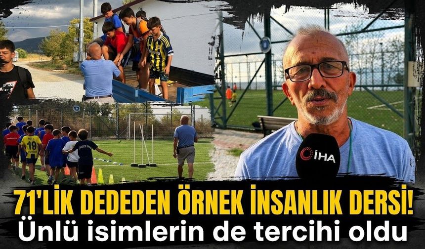 71’lik dededen örnek insanlık dersi! Ünlü isimlerin de tercihi oldu