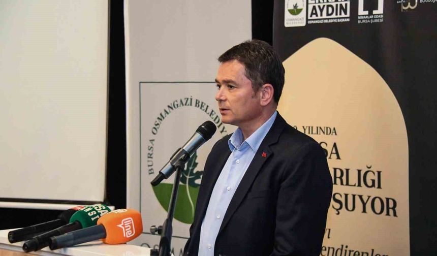 Osmangazi'de Bursa'nın mimari kimliğine ışık tutan panel