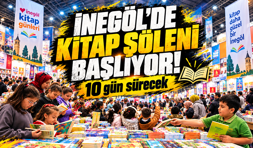 10. İnegöl Kitap Günleri İçin Geri Sayım Başladı