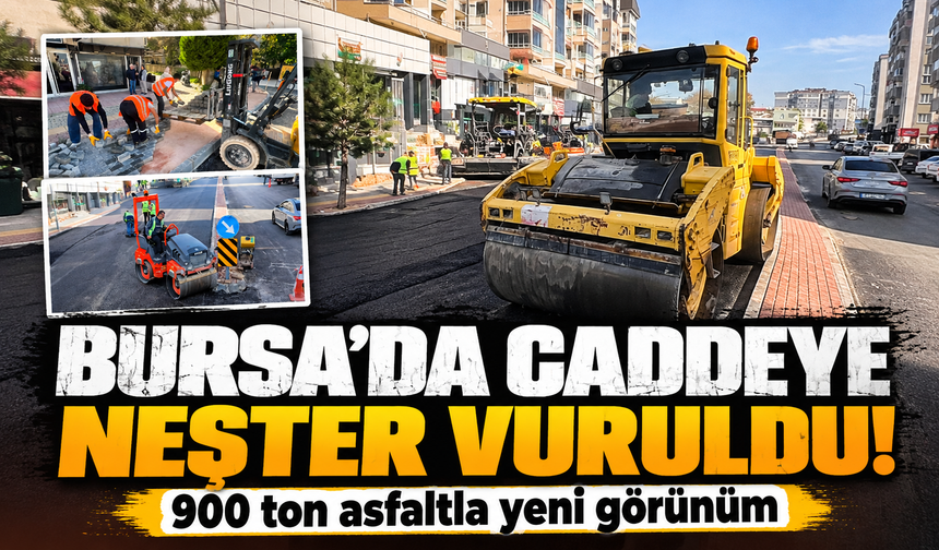 Büyükşehir, Erdoğan Caddesi’ni yeniliyor