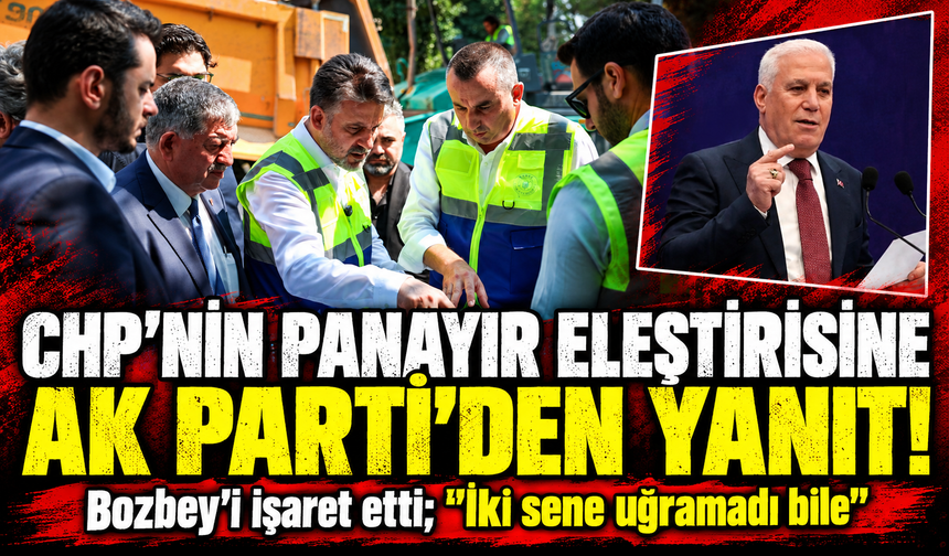 Bursa'da panayır krizi !Adnan Kurtuluş’tan Deniz Baykal’a Panayır tepkisi