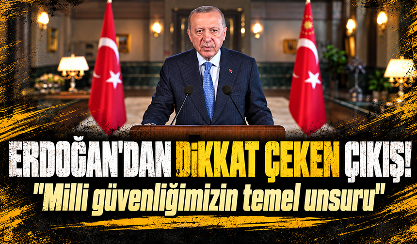 Cumhurbaşkanı Erdoğan: "Güvenli gıdaya erişimi sadece bir arz meselesi olarak değil, milli güvenliğimizin temel unsuru olarak görüyor, bu yönde adımlarımızı atıyoruz"