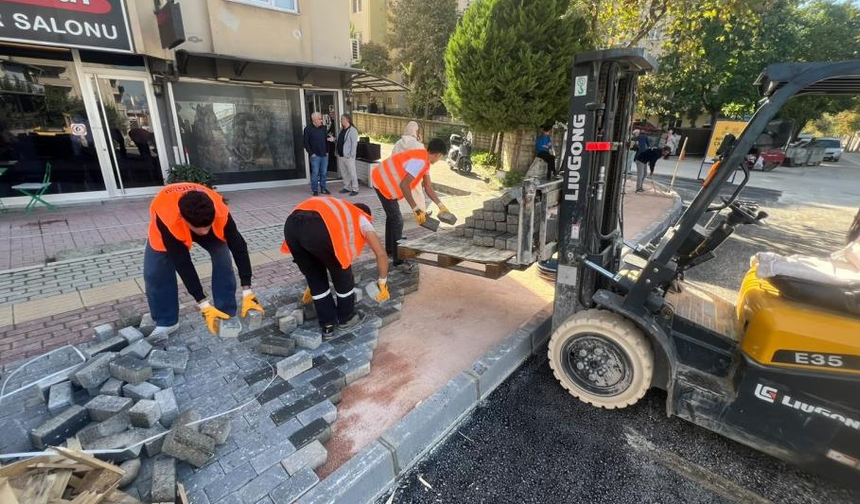 Büyükşehir, Erdoğan Caddesi’ni yeniliyor