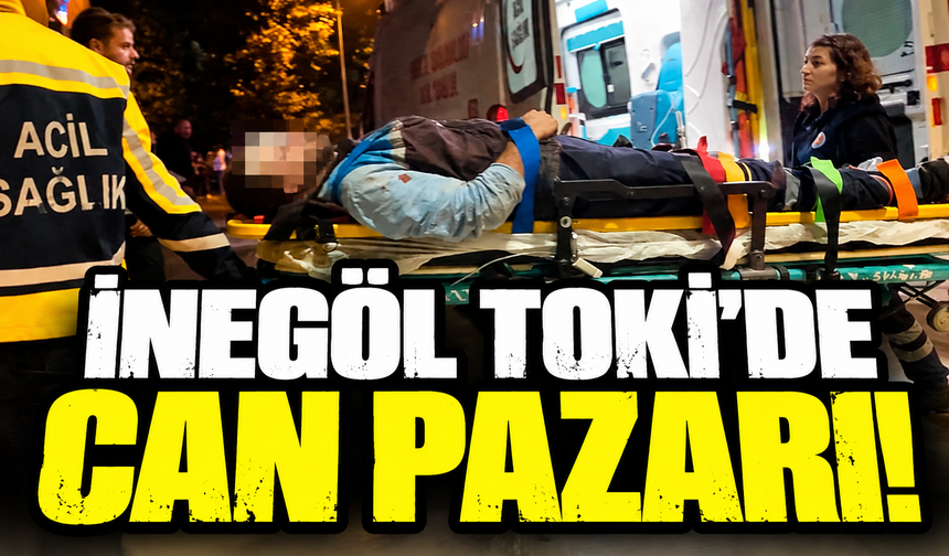 Bursa İnegöl'de otomobil ile motosiklet çarpıştı