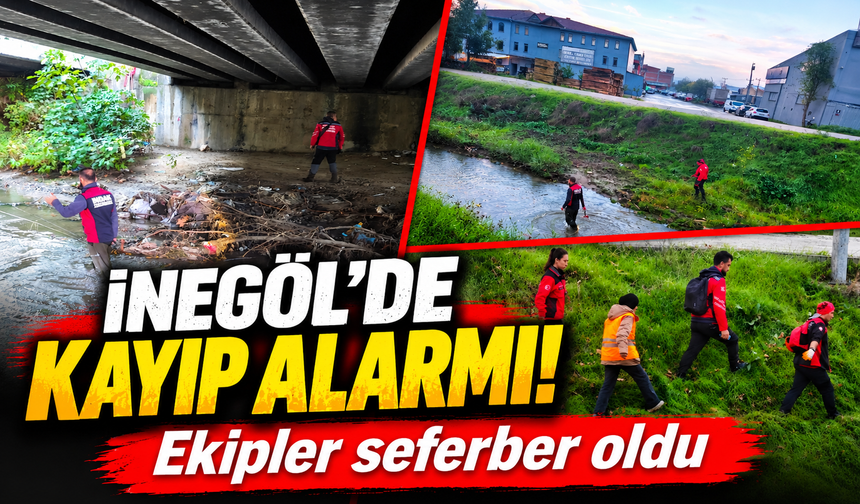 Bursa İnegöl'de kayıp Emrah aranıyor!