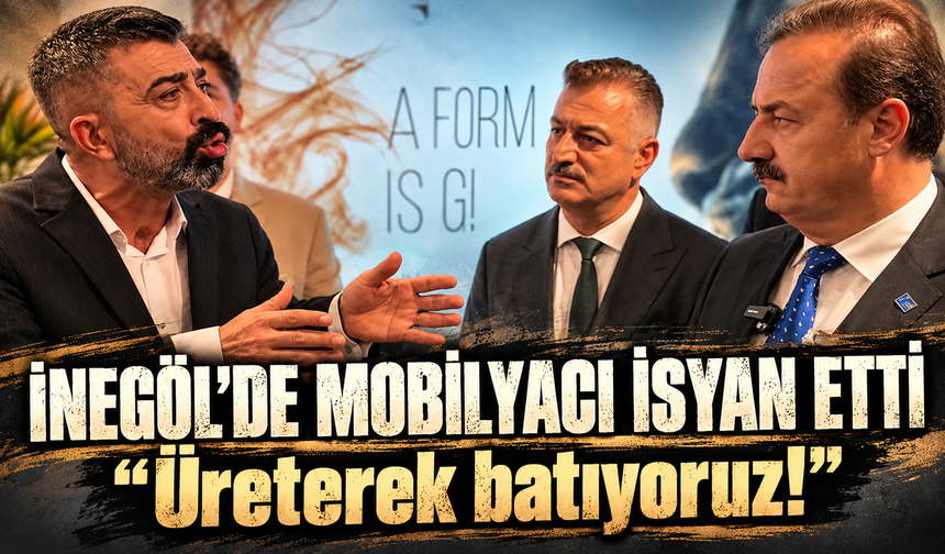 İnegöl'de mobilyacı isyan etti “Üreterek batıyoruz!”