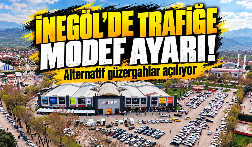 İnegöl Belediyesi’nden Kültürpark Trafiğine Modef Düzenlemesi