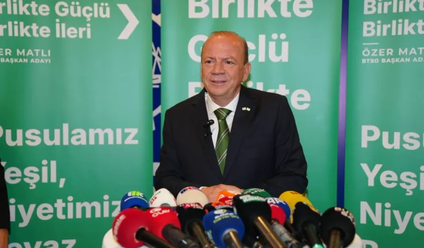 Özer Matlı’dan BTSO seçimleriyle ilgili ilk açıklama: "Kazanan Bursa oldu"