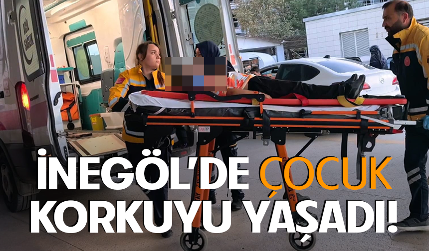 Bursa İnegöl’de motosiklet ile bisiklet çarpıştı: Çocuk yaralandı