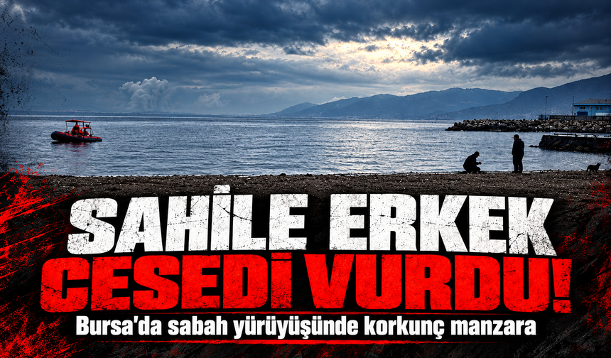 Bursa Mudanya sahilinde erkek c*sedi bulundu
