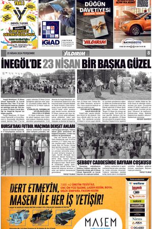 Yıldırım Gazetesi 8-25.04.2024