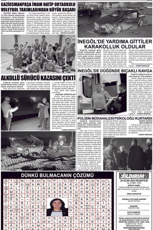 Yıldırım Gazetesi 6-20.01.2025