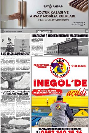 Yıldırım Gazetesi 08-12.06.2025
