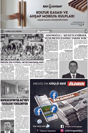 Yıldırım Gazetesi 08-15.07.2026