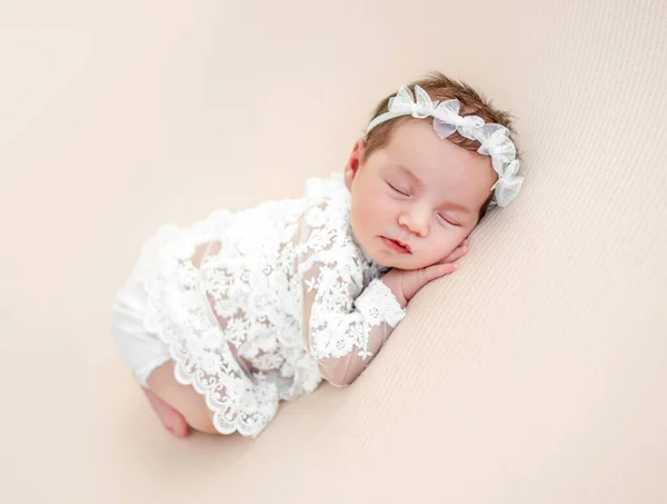 Depositphotos 481204312 Stock Photo Newborn Girl Studio Portrait