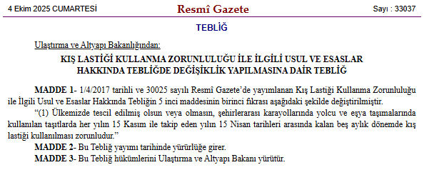 Arac Sahipleri Dikkat Zorunlu Kis Lastigi Uygulamasinda Tarih Degisti 17595526759139 2