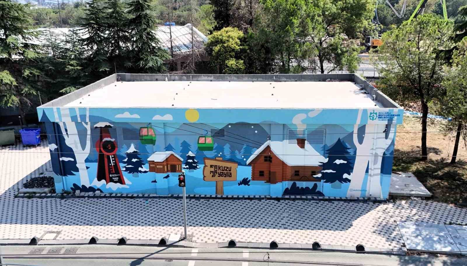 Kocaeli'nin değerleri duvarlara renk katıyor
