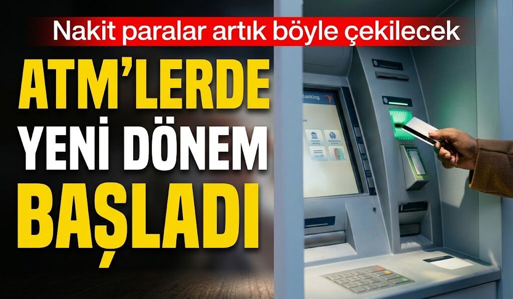 ATM'lerde yeni dönem başladı! Tuş takımları tarihe karışıyor