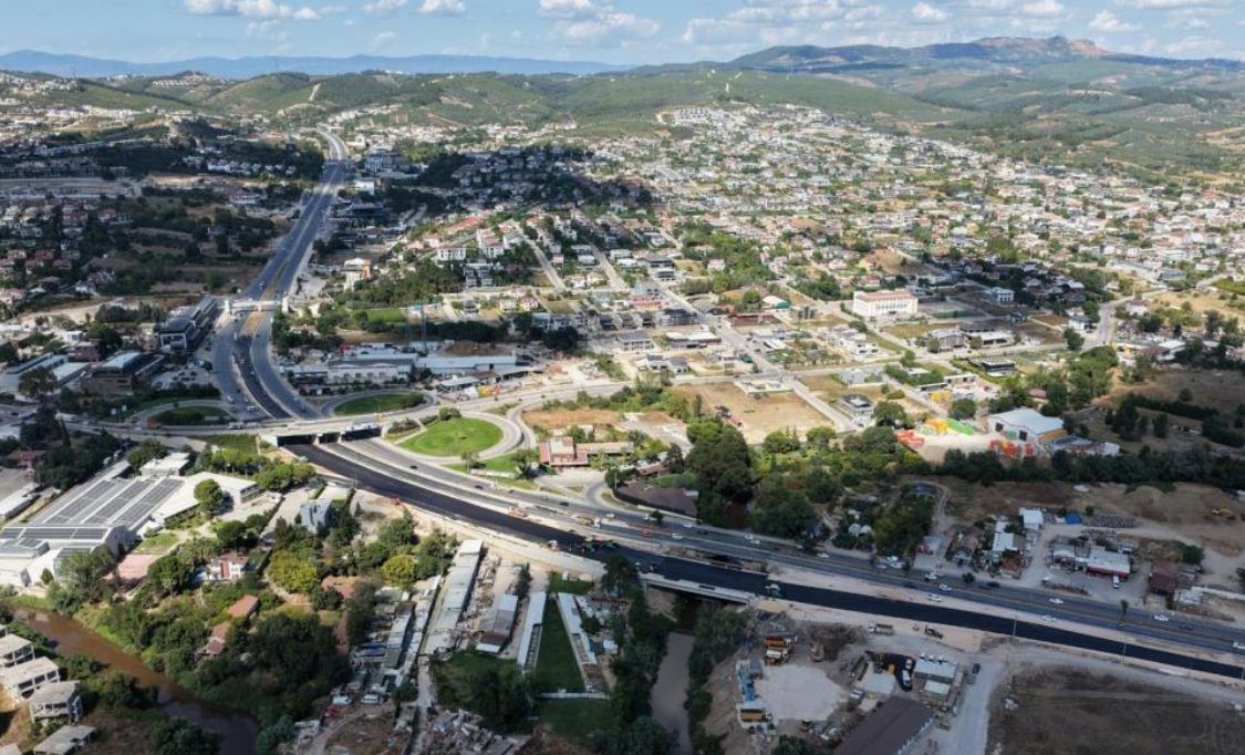 Bursa'da kritik yol çalışması okullar açılmadan tamamlandı