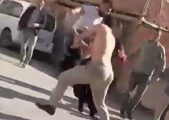 İnegöl'de ortalık savaş alanına döndü! O anlar saniye saniye kamerada