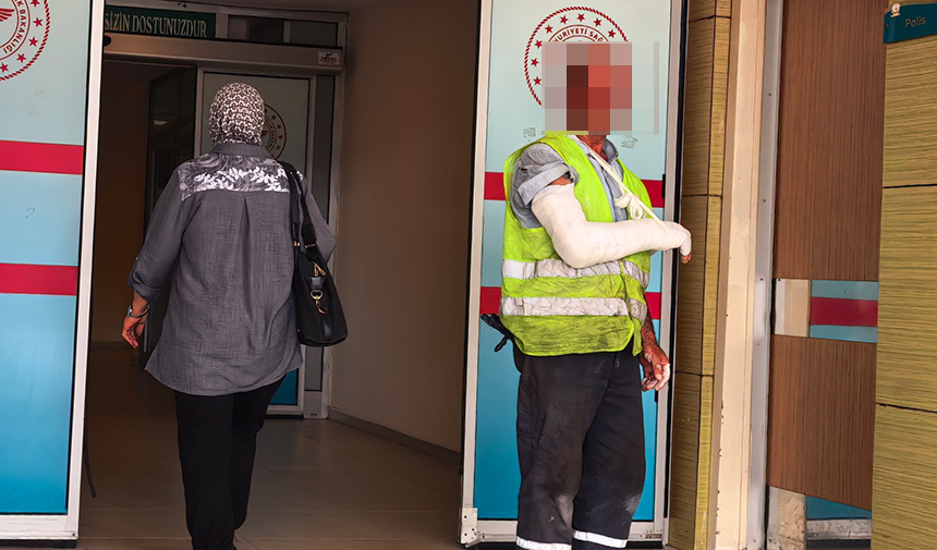 Bursa İnegöl’de inşaatta başına gelmeyen kalmadı