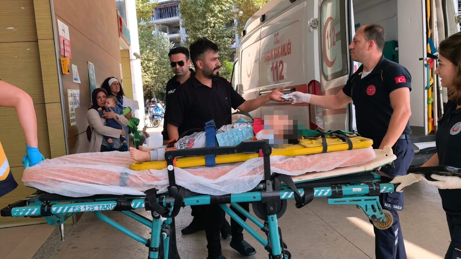 İnegöl'de bebek ölümden döndü!