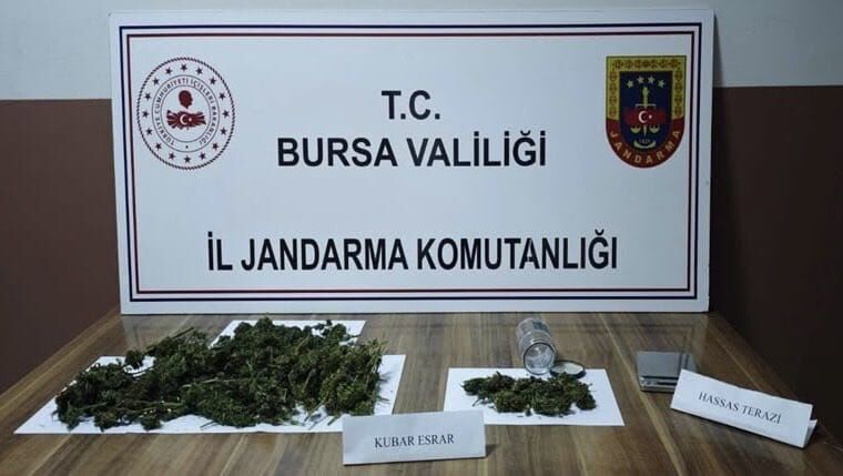 İnegöl Jandarmasından uyuştur*cu operasyonu