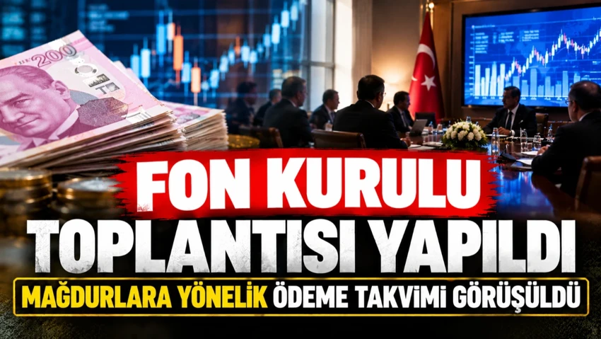 2. Fon kurulu toplantısı yapıldı: Mağdurlara yönelik ödeme takvimi görüşüldü!