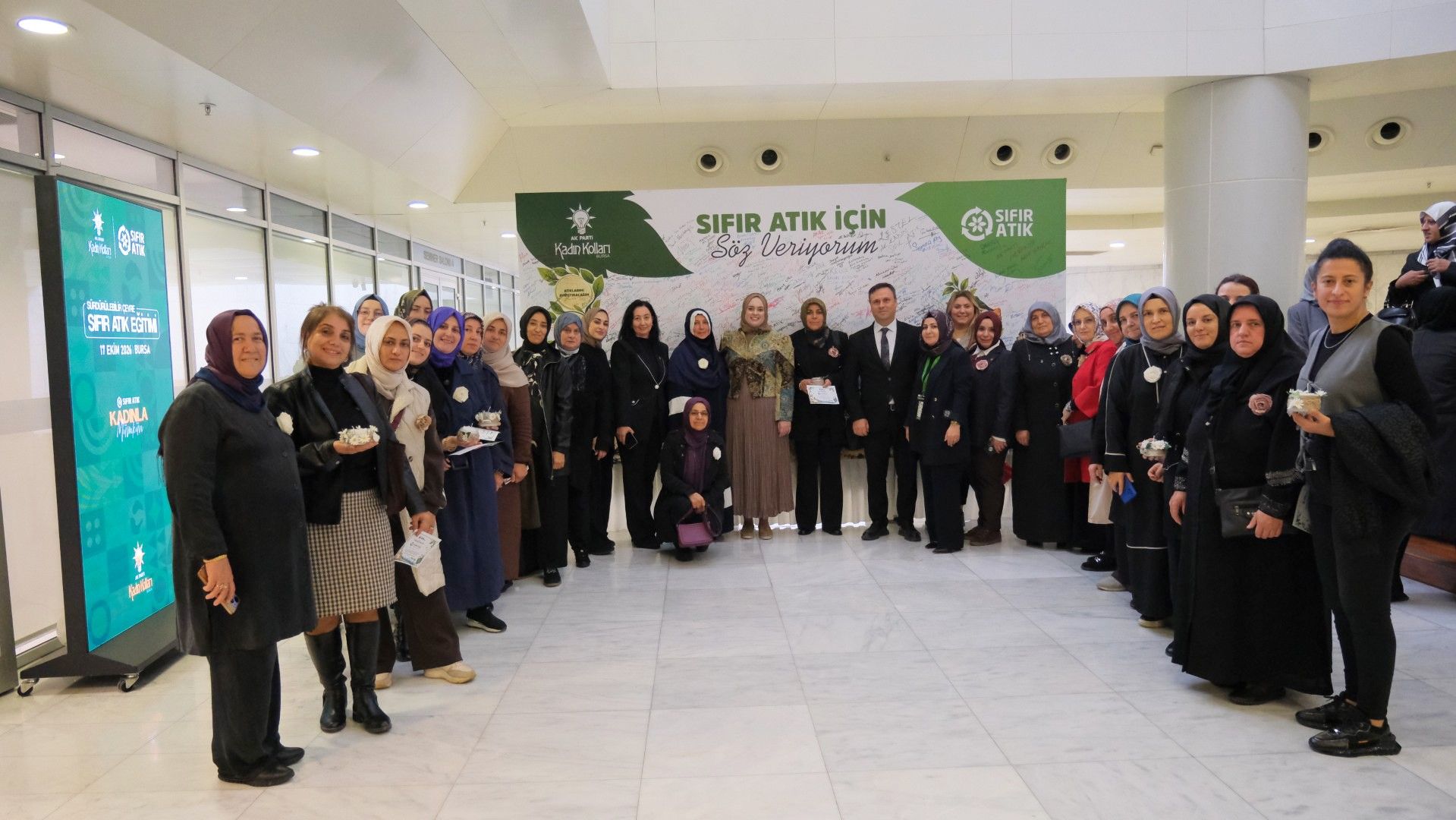 İnegöl Belediyesi'nden sıfır atık etkinliğinde örnek uygulama